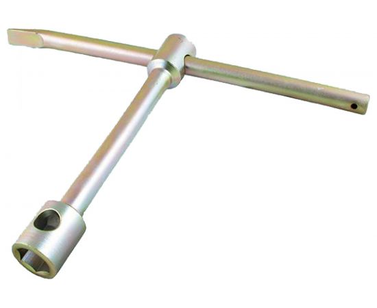 Торцевой ключ CNIC баллонный 27x30мм прямой L-300мм с воротком, цинк CrV LT003 53683 