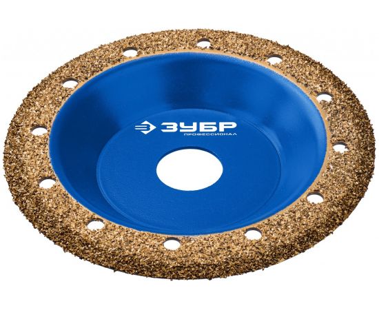 Наклонная обдирочно-шлифовальная чашка №1 ЗУБР 125 мм, мелкое зерно ВК8 33435-1 