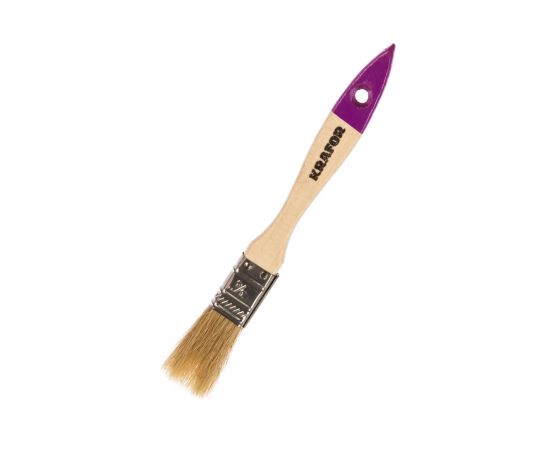 Плоская кисть KRAFOR №0.75, 20 мм 002-0075 49191 