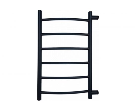 Полотенцесушитель INDIGO Arc 1"" - 1/2 70/40, м/о 60 см, боковое подключение К-2, черный муар LASW70-40BR-б/п-60 