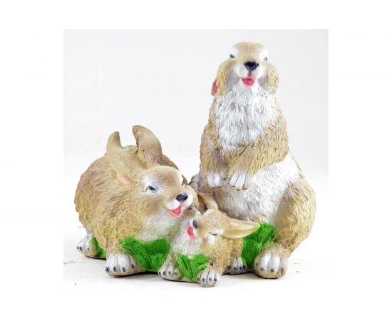 Садовая фигура СКАЗКА Три зайца JNG159 