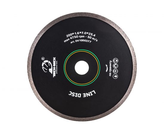 Диск алмазный сплошной по граниту LINE DISC (200х25.4 мм) TECH-NICK 041000377 