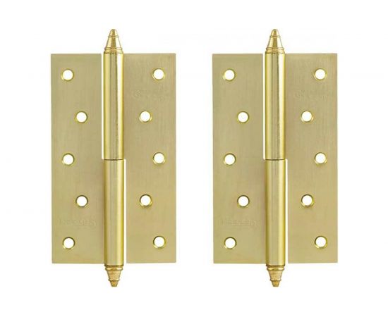 Петля НОРА-М 610-5"" SВ мат.латун.покр. правая 2,5 мм №2 10622 