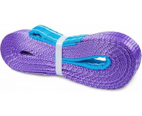 Текстильный ленточный буксир TOR БТЛ 4,5 т 6,0 м петля-петля 1009812 