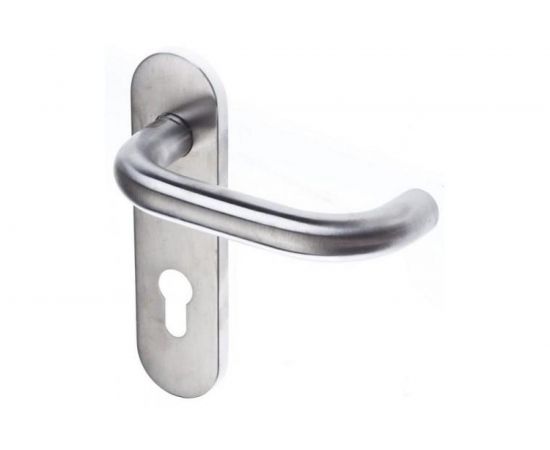 Дверная ручка из нержавеющей стали на планке HOME модель SS-170 SS170 