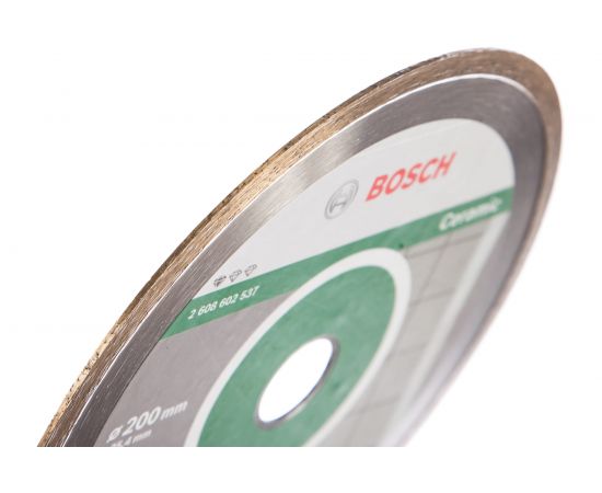 Диск алмазный отрезной Professional for Ceramic (200х25.4 мм) для настольных пил Bosch 2608602537 – изображение 2