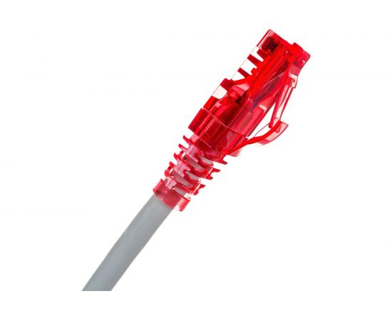 Патч-корд Hyperline PC-LPM-UTP-RJ45-RJ45-C5e-0.5M-LSZH-GY U/UTP, Cat.5e 42269 – изображение 2