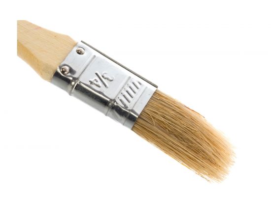 Плоская кисть KRAFOR №0.75, 20 мм 002-0075 49191 – изображение 2