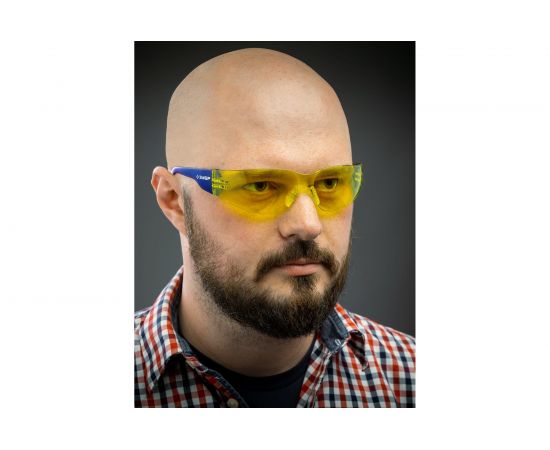 Облегченные защитные очки ЗУБР Барьер желтые 110488 – изображение 2