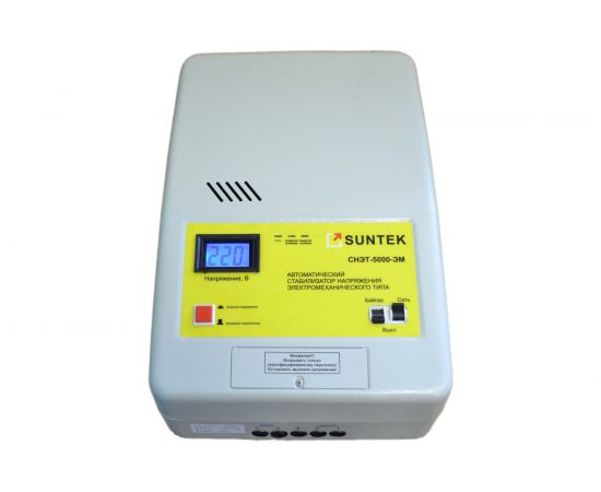 Стабилизатор напряжения SUNTEK ЭМ 5000 ВА SK.1.3 ELM5000 – изображение 2