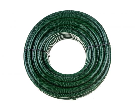 Поливочный шланг Yard Люкс, ПВХ, армированный, зеленый, 3-х слойный, 1,85 мм, D 3/4, 50 м 66-3-050 – изображение 2