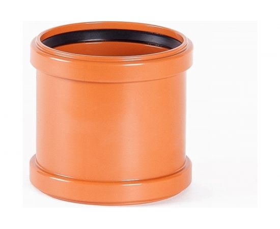 Ремонтная надвижная муфта ХЕМКОР НПВХ наружная канализация, 160 мм 2491100 – изображение 2