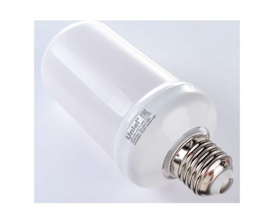 Светодиодная лампа Uniel Декоративный эффект пламени LED-L60-6W/FLAME/E27/FR PLD01WH UL-00003360 – изображение 2
