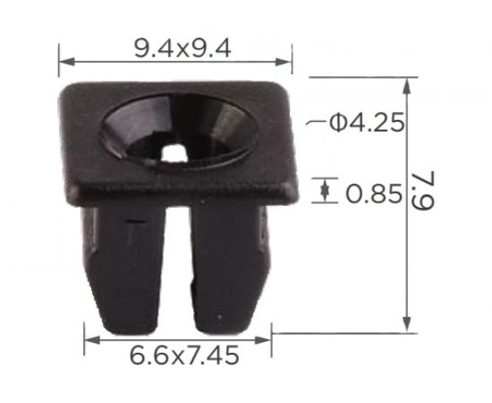 Автокрепеж для GM/VAG 10 шт 175853674, 20475950, 20624923 КрепАвто 0217 – изображение 2