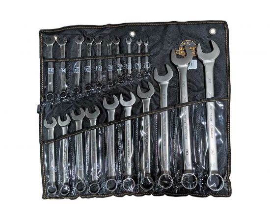 Комбинированные ключи SKRAB 6-32мм 20штCrV KingRoy 44050 – изображение 2