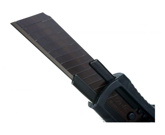 Нож Hanskonner 18мм, обрезиненный корпус, доп. фиксирующий винт, лезвие SK2 0.7мм HK1076-08-01 – изображение 2