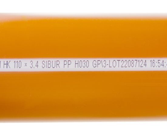 Труба для наружной канализации Gigant Д110, L=2 м, рыжая, толщина стенки 3.4 мм, класс жесткости SN 4 GSG-28 – изображение 3