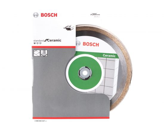 Диск алмазный отрезной Professional for Ceramic (200х25.4 мм) для настольных пил Bosch 2608602537 – изображение 3