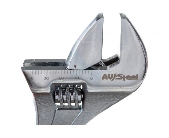 Разводной ключ AV Steel ЕВРО-тип 300 мм AV-321412 – изображение 3