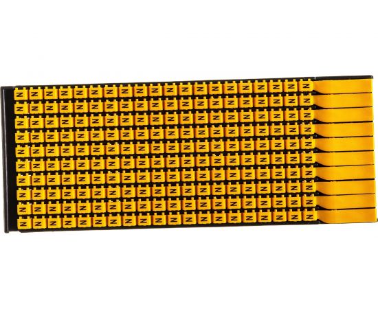 Маркер для кабеля сечением 0,5-1,5 мм DKC символ N 8221 200шт MKCNS1 – изображение 3