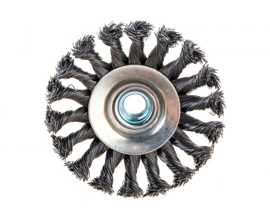 Щетка крученая конусная 100 мм для УШМ Дело Техники 275300 – изображение 3
