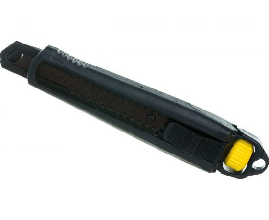 Нож Hanskonner 18мм, обрезиненный корпус, доп. фиксирующий винт, лезвие SK2 0.7мм HK1076-08-01 – изображение 3