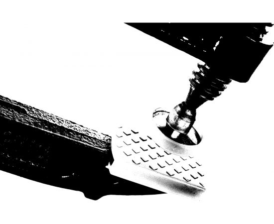 Струбцина BOHRER F-тип 250x80мм двухкомпонентная рукоятка 47525080 – изображение 3