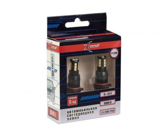 Автомобильная лампа XENITE P13W-15SMD PRO 5000K 12V, 2 шт. 1009607 – изображение 4