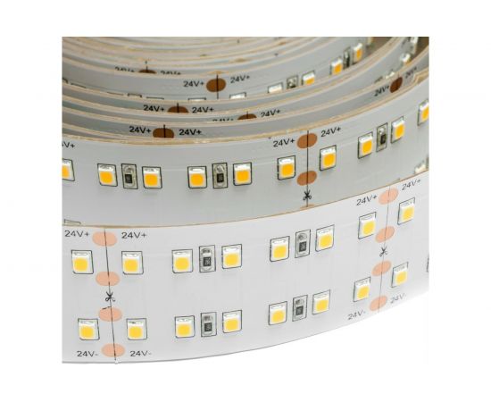 Светодиодная лента APEYRON 24В, 42Вт/м, smd2835, 240д/м, IP20, 4200Лм/м, холодный белый 307 – изображение 4