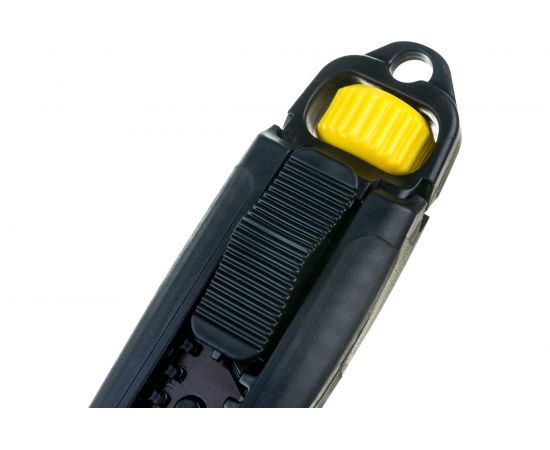 Нож Hanskonner 18мм, обрезиненный корпус, доп. фиксирующий винт, лезвие SK2 0.7мм HK1076-08-01 – изображение 4