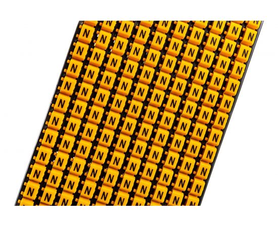 Маркер для кабеля сечением 0,5-1,5 мм DKC символ N 8221 200шт MKCNS1 – изображение 5