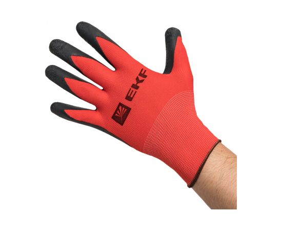 Рабочие перчатки EKF Expert PROFI с рельефным латексным покрытием, 15 класс, 10 размер pe15nl-10-proxima – изображение 5