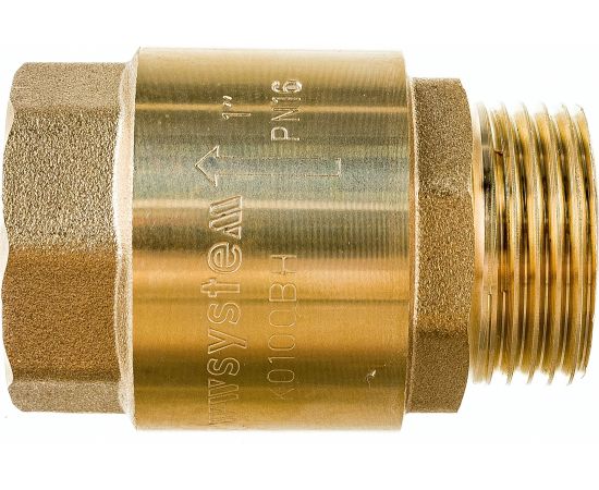 Обратный клапан WWSYSTEM пружинный муфтовый, 1"" с металлическим затвором К0100ВН – изображение 7