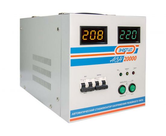 Cтабилизатор с цифровым дисплеем Энергия АСН-20000 Е0101-0095 – изображение 8