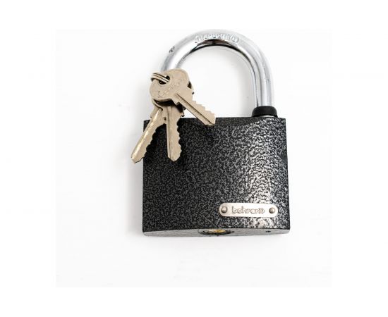 Навесной замок Bohrer ПД-75 дужка сталь, 11 мм, 3 ключа, корпус чугун 71010751 