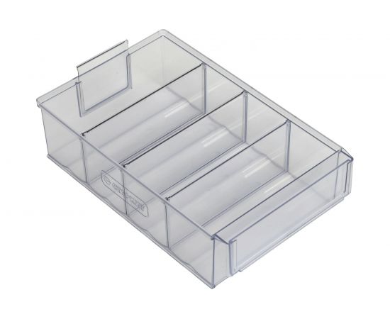 Лоток кассетницы СТАРКИТ 4.3 л, прозрачный, короткий, широкий LP30-183 