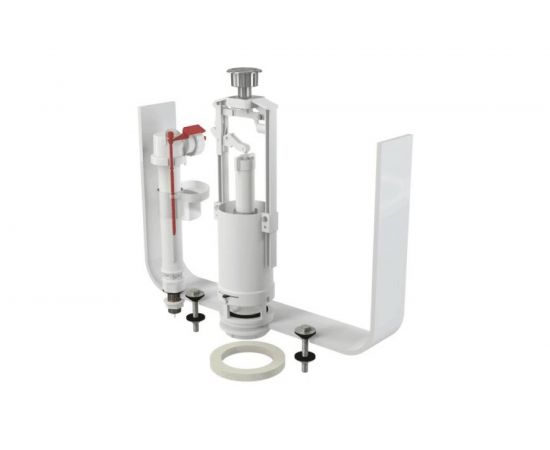 Арматура для бачка Alca Plast сливная/наливная, нижнее подключение 023-4518 