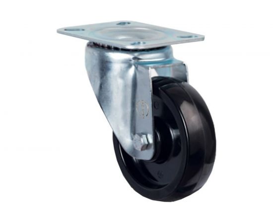 Колесо термостойкое фенольное поворотное 100 мм MFK-TORG EM01-BKB-100 