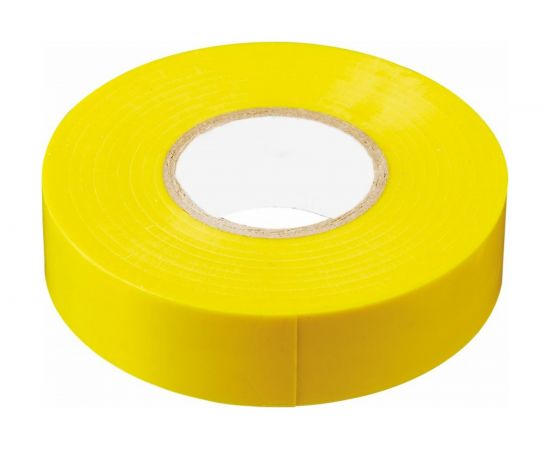 Изоляционная лента STEKKER 0,13x15 мм, 10 м, желтая, INTP01315-10 32826 