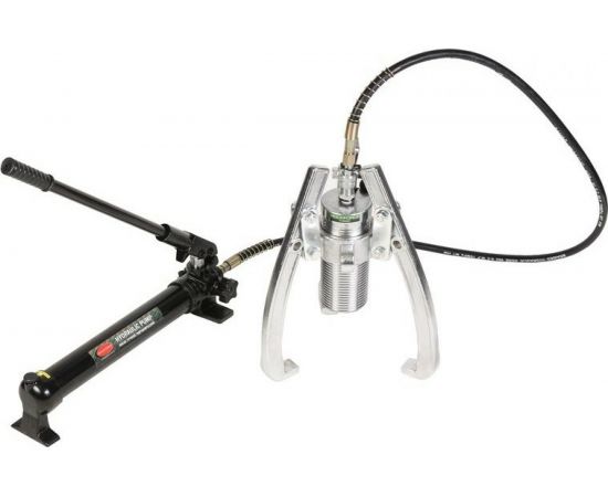 Гидравлический двухтрехлапый переставной съемник с выносным насосом ROCKFORCE 10т RF-6590810H 