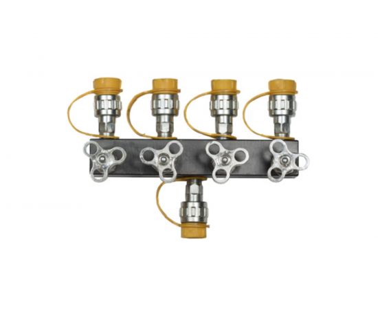 Кран распределительный гидравлический 1 на 4 SHTOK 12505 