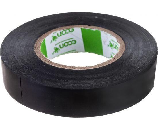 Изолента Econ 15 мм х 20 м, 0,15 мм, черный 15201501 – изображение 2