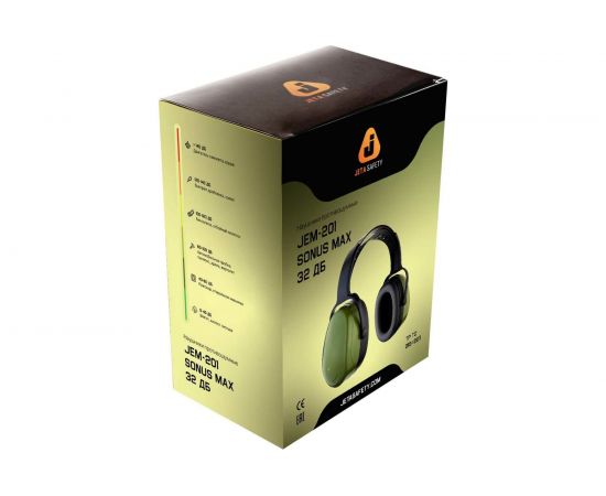 Противошумные наушники Jeta Safety Sonus Max, оливковые, 32 дБ JEM-201 – изображение 2
