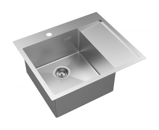 Мойка из нержавеющей стали IDDIS Haze сатин, чаша слева, 590х510 HAZ59SLi77 – изображение 2