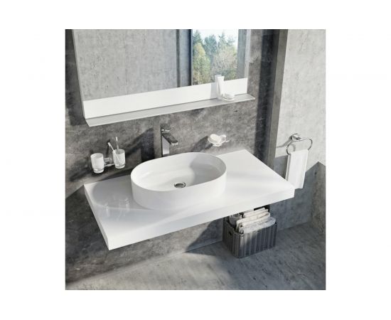 Умывальник Ravak CERAMIC 550 O SLIM белый XJX01155001 – изображение 3