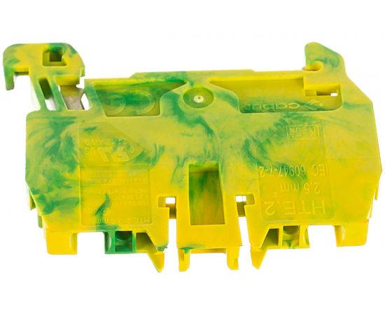 Зажим для заземления, DKC HTE.2 2,5 кв.мм желто-зеленый ZHT500 – изображение 3