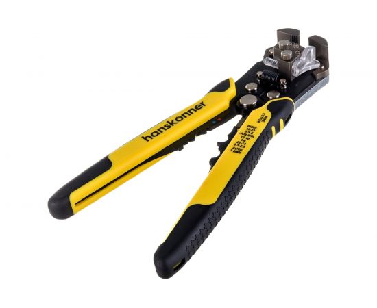Щипцы (стриппер) для зачистки электропроводов Hanskonner кримпер, кусачки, 210мм HK1020-01-W210 – изображение 4