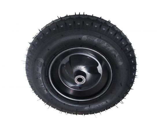 Строительная 2-х колесная тачка LWI Премиум 120 л, 250 кг, полимерное корыто LWI120х2PROFI – изображение 4