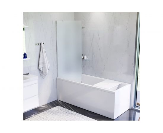 Шторка на борт ванны AM.PM Gem 80х140, фиксированная W90BS-080-140CM – изображение 5