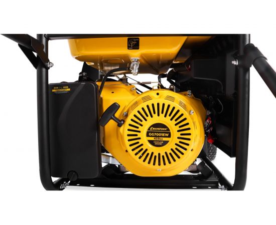Генератор Champion GG7001EW (6,8/7,5кВт OHV 17лс 25л 88кг эл.старт колеса) – изображение 7